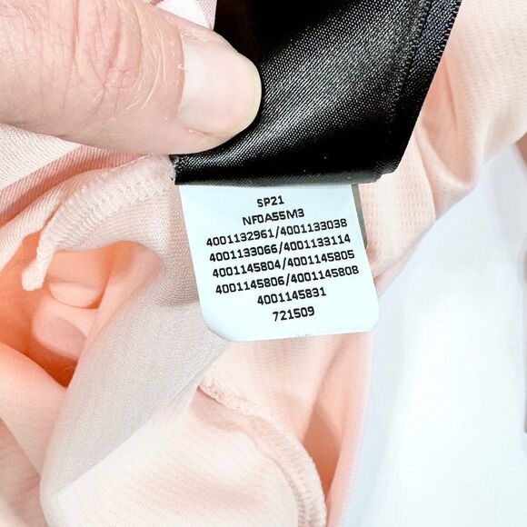 Northface blush pink tech fabric hooded shirt M - Picture 5 of 11